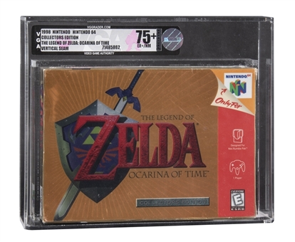 1998 N64 Nintendo (USA) "The Legend Of Zelda: Ocarina Of Time" Sealed Video Game - VGA EX+/NM 75+